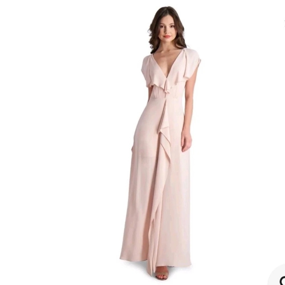 BCBGMaxAzria Blush Pink Maxi Dress NWT $298 size 2